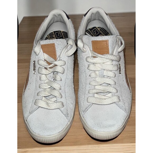 PUMA Suede Vintage SC Sneakers, White/Sweet Grape/Marshmallow,Size 6.5 main image 5